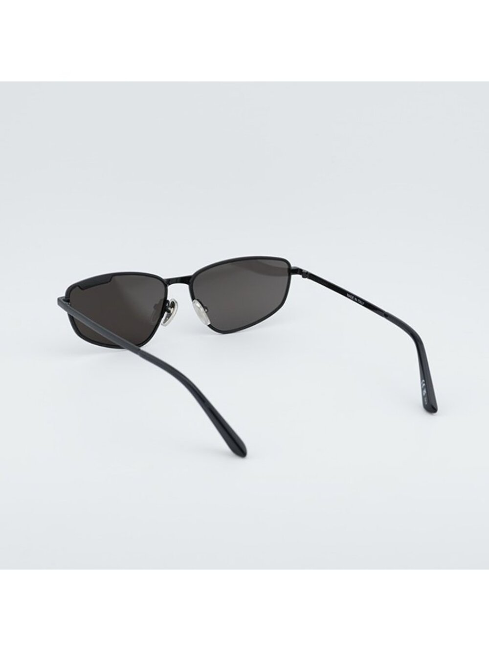 Balenciaga BB0277S 001 Unisex Sunglasses Black Rectangle Frame, Grey Lenses - Picture 10 of 11